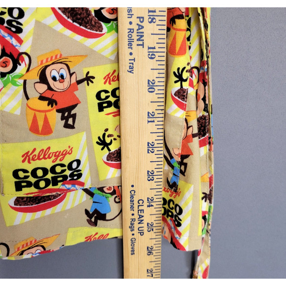 Kellogg's Coco Pops Scrubs Top Womens Small Cartoon Print Tie Waist Graphic - Picture 10 of 13